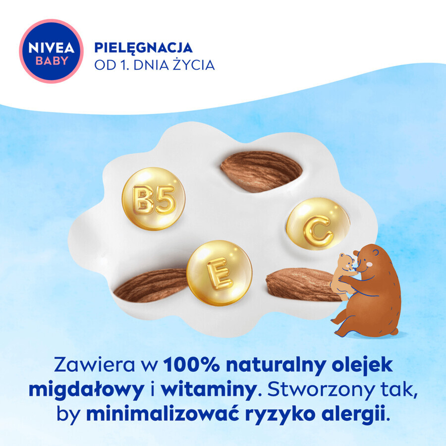 Nivea Baby, cremă de îngrijire pentru față și corp, din prima zi, 200 ml