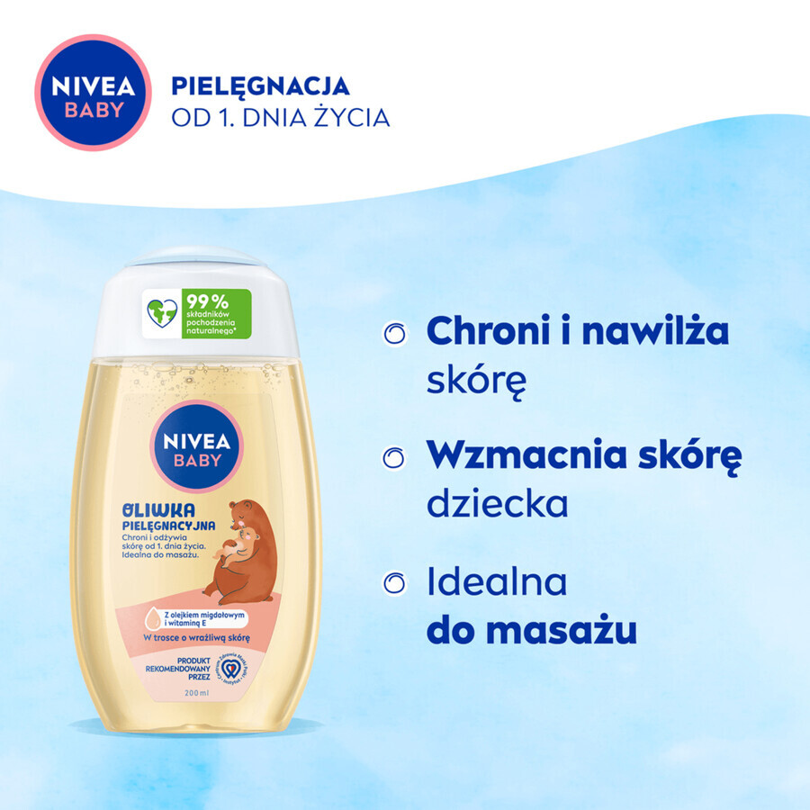 Nivea Baby, voedende olie, vanaf de eerste dag van het leven, 200 ml