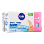 Nivea Baby 99% apă pură, șervețele umede biodegradabile, 3 x 57 bucăți