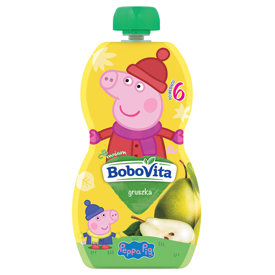 BoboVita Peppa Pig Mousse in een tube, peer, na 6 maanden, 100 g