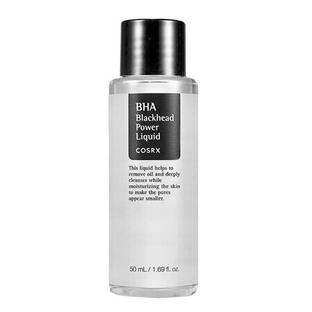 Cosrx BHA Blackhead Power Liquid, liquido esfoliante con BHA, 50 ml