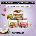 Supersonic Power Cream, hazelnootcrème, witte chocoladesmaak met tropische vruchten, 250 g