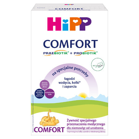 HiPP Comfort, per flatulenza, coliche e stitichezza, dalla nascita, 300 g