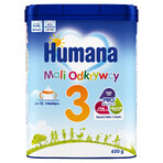 Humana 3 Little Explorers set, melkdrinkpoeder, na 12 maanden, 2 x 650 g + Benelife Vitamine D3, 5,5 ml gratis