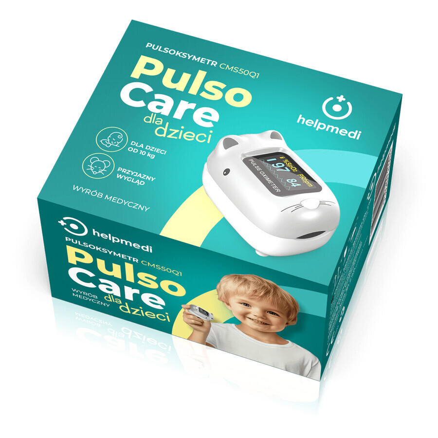 HelpMedi PulsoCare, pulsoximeter voor kinderen, muis