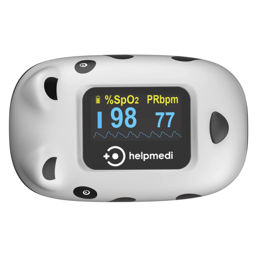 HelpMedi PulsoCare, pulse oximeter for children, panda