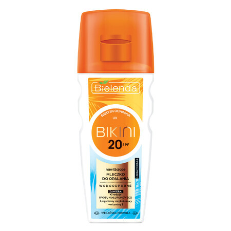 Bielenda Bikini, hydraterende zonnemelk, waterbestendig, SPF 20, 175 ml