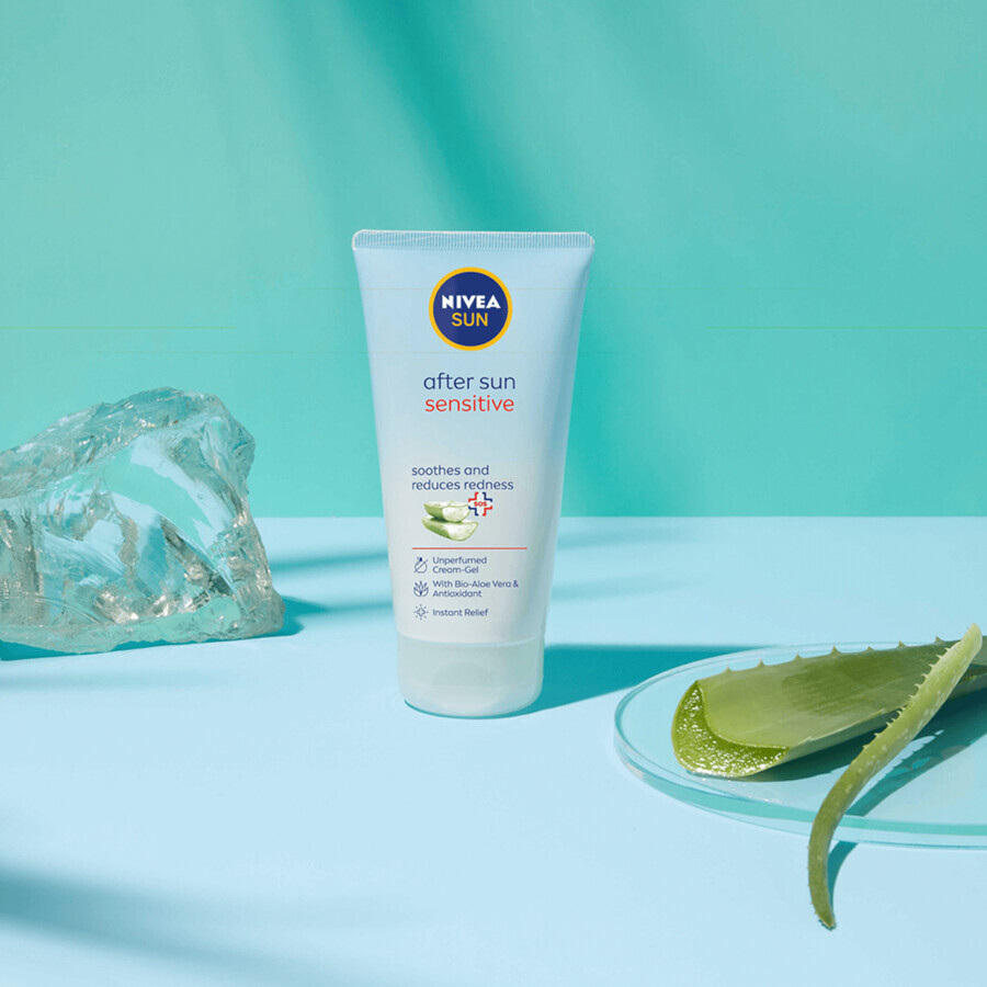 Nivea Sun Sensitive SOS, gel-cremă calmant după plajă, 175 ml