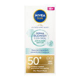 Nivea Sun Derma Skin Clear, gezichtsvloeistof, SPF 50+, 40 ml