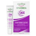 Equilibra Vitaminica set, crème lissante pour les yeux, 15 ml + Camomila, shampooing éclaircissant à la camomille, 300 ml