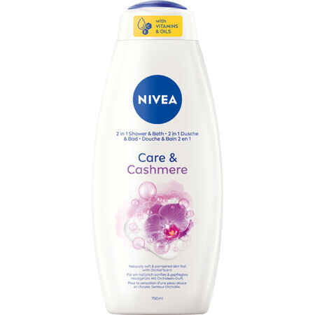 Nivea Orchidee &amp; Kaschmir-Extrakt, Cremiges Dusch- &amp; Badegel, 750 ml