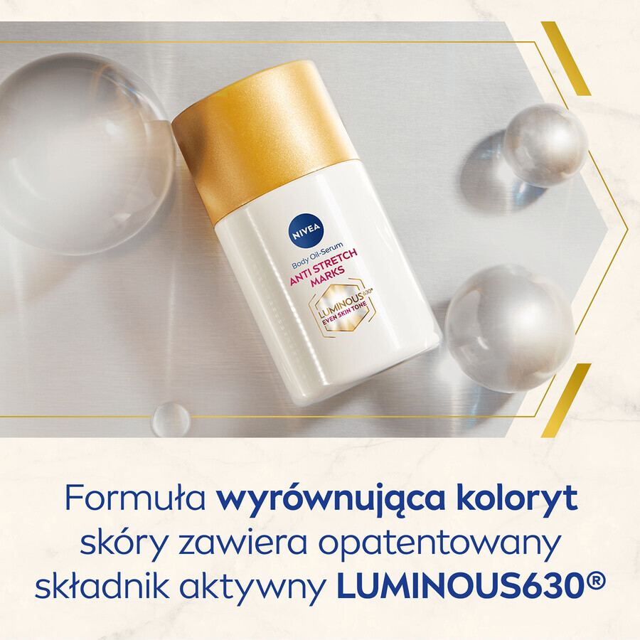 Nivea Luminous 630, aceite-suero contra las estrías, 100 ml