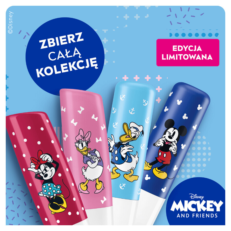 Nivea Minnie Mouse, barra de labios, cuidado, Cherry Cupcake, 4,8 g