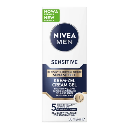 Nivea Men Sensitive, Gesichtscreme-Gel, 50 ml