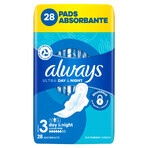 Always Ultra Winged Sanitary Napkins, Size 3, Day & Night, 28 Count