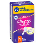 Sempre Platinum, assorbenti igienici con ali, misura 1, normali, 30 pz.