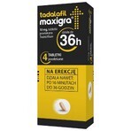 Tadalafil Maxigra 10 mg, 4 tabletten