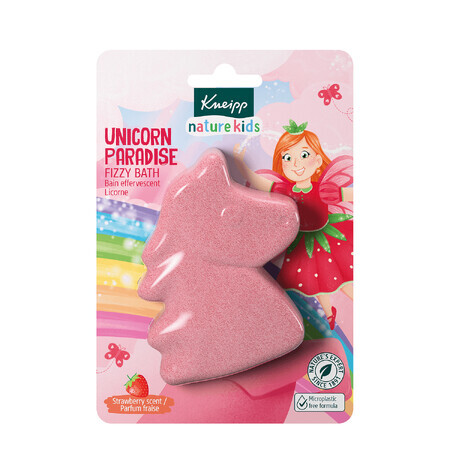 Kneipp Nature Kids Unicorn Land Effervescent Bath Figure Strawberry 85g