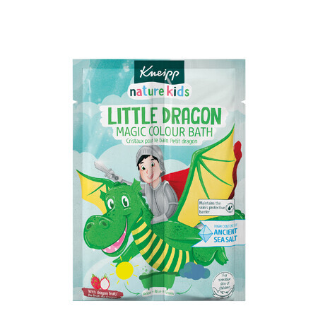 Kneipp Nature Kids Power of the Dragon, magisch tweekleurig badzout voor kinderen, drakenfruit, 2 x 20 g