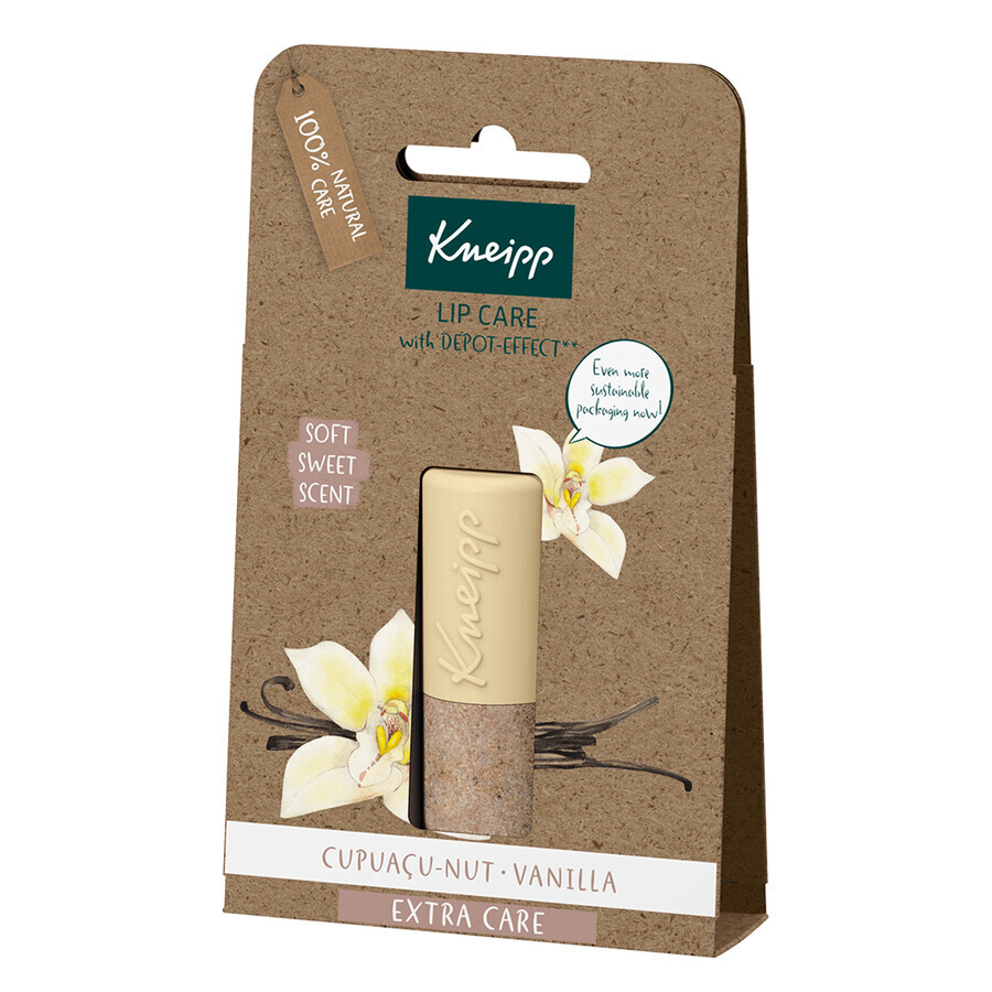 Kneipp Extra Care, lippenbalsem, vanille, 4.7 g