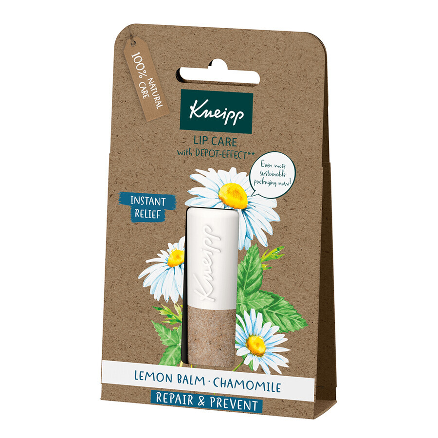 Kneipp Repair &amp; Prevent, lip balm, melissa and chamomile, 4.7 g