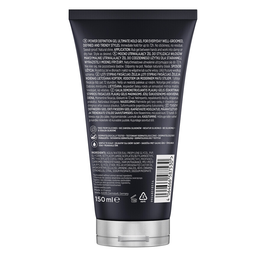 Wella Wellaflex Men, Haargel, Ultieme hold, 150 ml