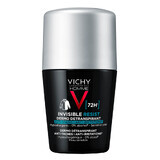 Vichy Homme Invisible Resist, antitranspiratiemiddel voor mannen, oprolbaar, tegen vlekken op kleding, 50 ml