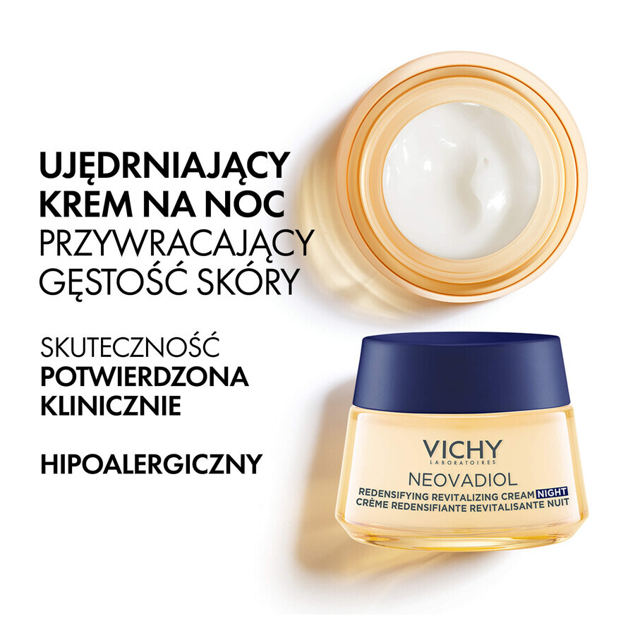 Set Vichy Neovadiol Peri-Menopauze, verstevigende dagcrème die de dichtheid herstelt, 50 ml + nachtcrème, 50 ml + cosmetisch tasje gratis