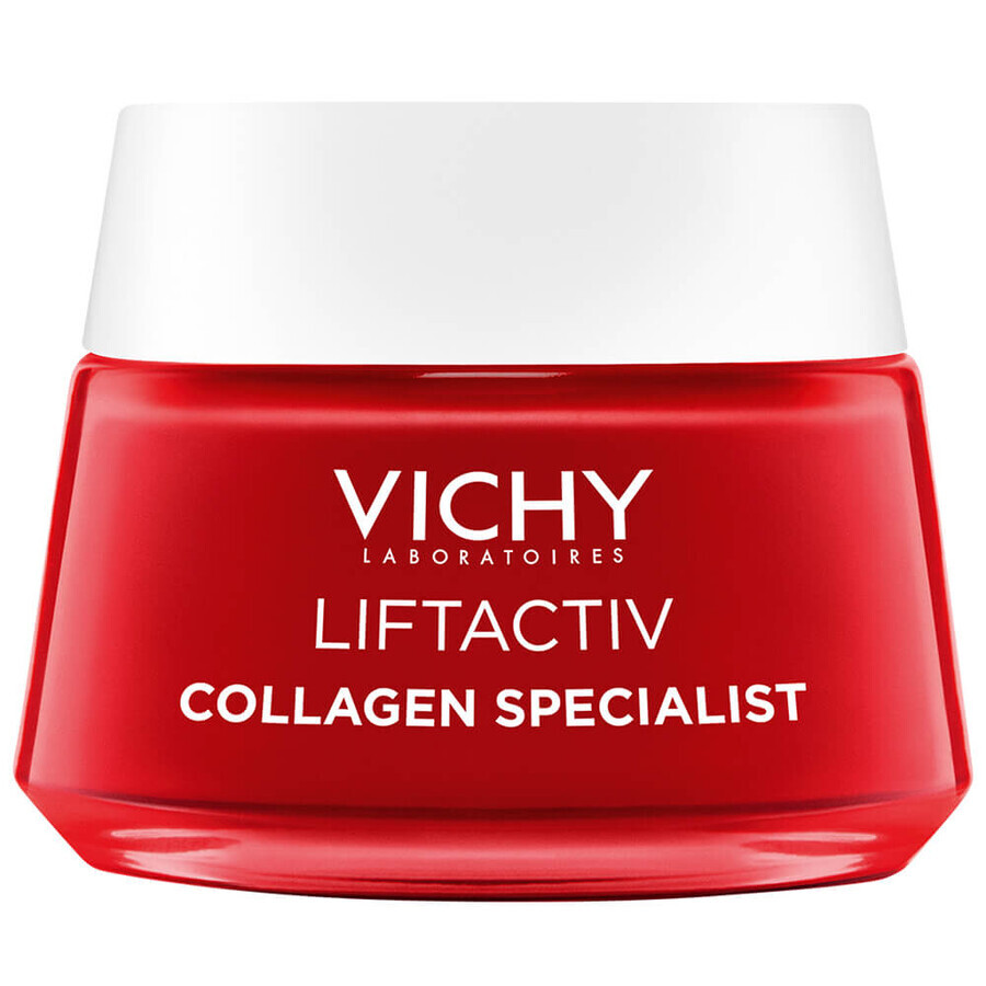 Vichy Liftactiv Collagen Specialist set, crème anti-rides, 50 ml + crème de nuit, 50 ml + trousse de maquillage offerte