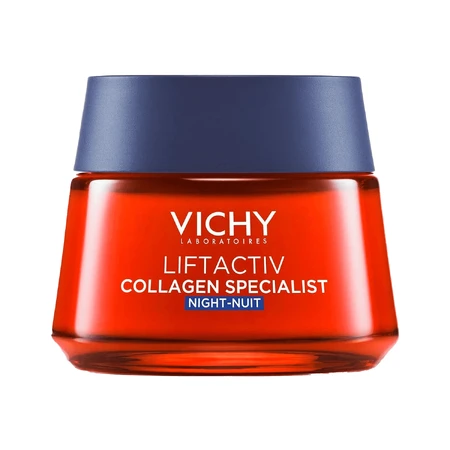 Set Vichy Liftactiv Collagen Specialist, anti-wrinkle cream, 50 ml + night cream, 50 ml + free make-up kit