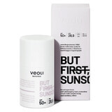 Veoli Botanica But First, Sun protection, broad-spectrum light protection cream against photoaging, with moisturizing and soothing action, SPF 50+, 50 ml