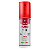 Vaco Max, vloeistof tegen muggen en teken, met panthenol, DEET 30%, 80 ml