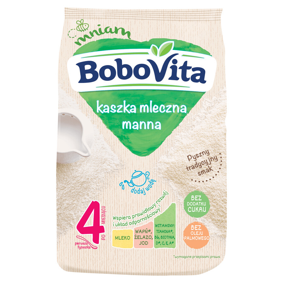 BoboVita Pap, melk, zonder toegevoegde suiker, na 4 maanden, 230 g