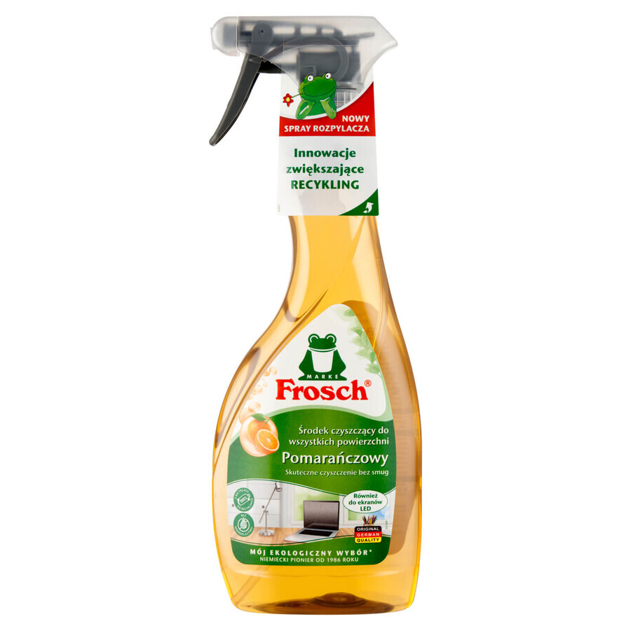 Frosch set, kalkverwijderaar, 2 x 500 ml + reiniger, 2 x 500 ml + keukenreiniger, 2 x 500 ml + recyclezakjes, 3 gratis