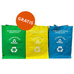 Frosch set, kalkverwijderaar, 2 x 500 ml + reiniger, 2 x 500 ml + keukenreiniger, 2 x 500 ml + recyclezakjes, 3 gratis