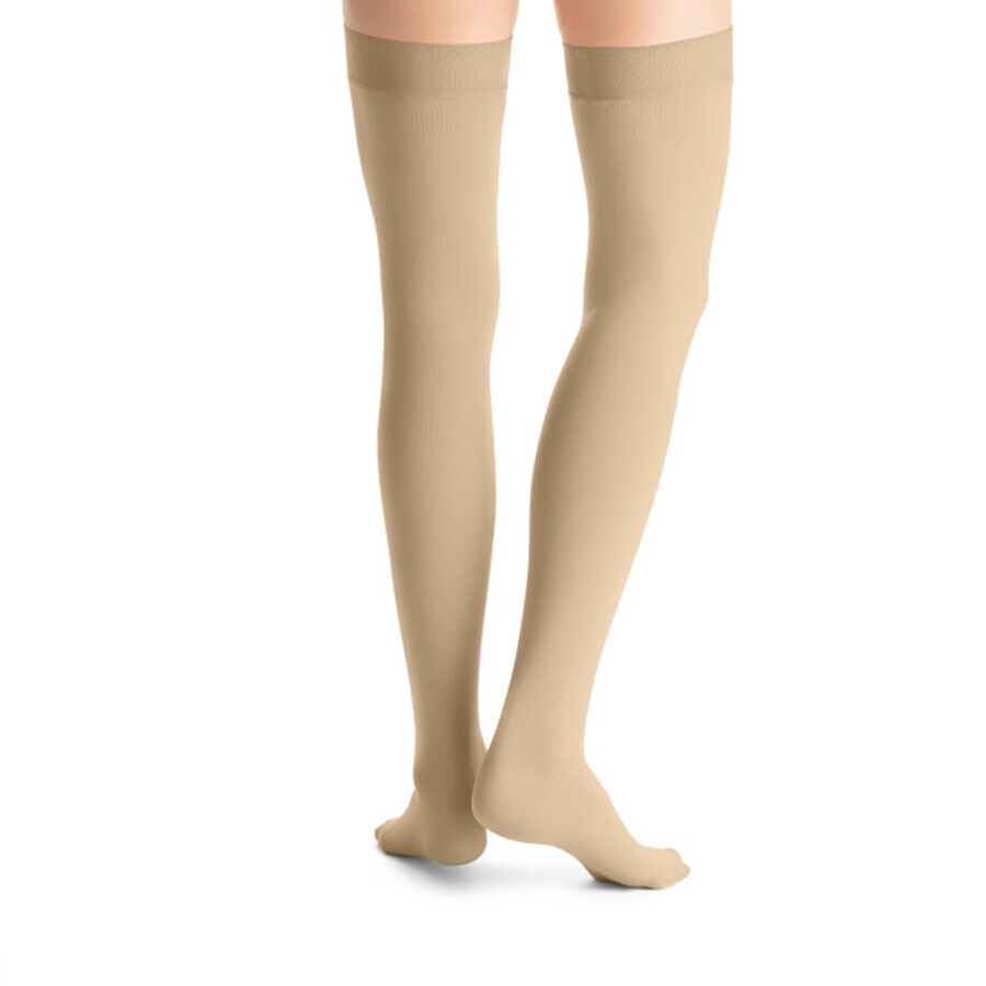 Jobst Opaque Compression Stockings, CCL2, Closed Toe, Size 2, Natural