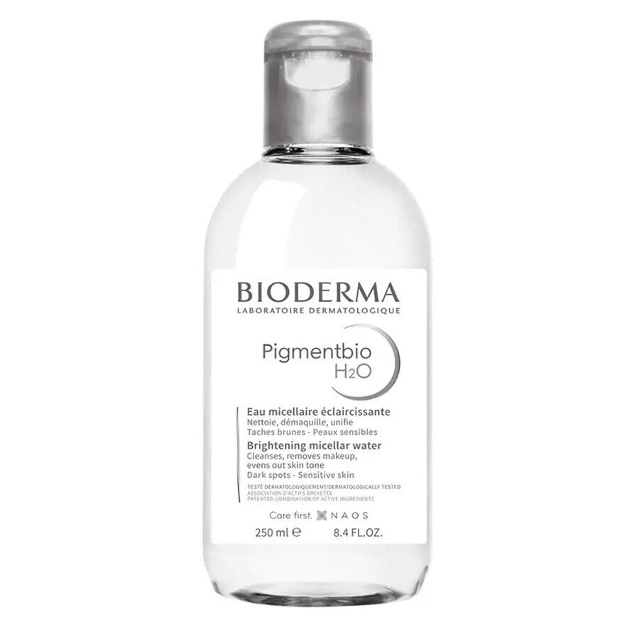 Bioderma Pigmentbio Set, aufhellendes Gesichtskonzentrat, mit Vitamin C, 15 ml + aufhellende Mizellenlotion, 250 ml