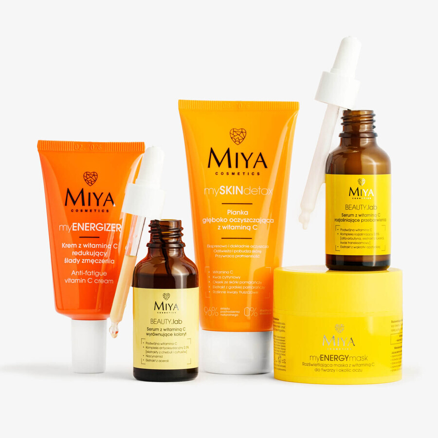 Miya BEAUTY.lab, Suero de vitamina C para unificar el tono de la piel, 30 ml