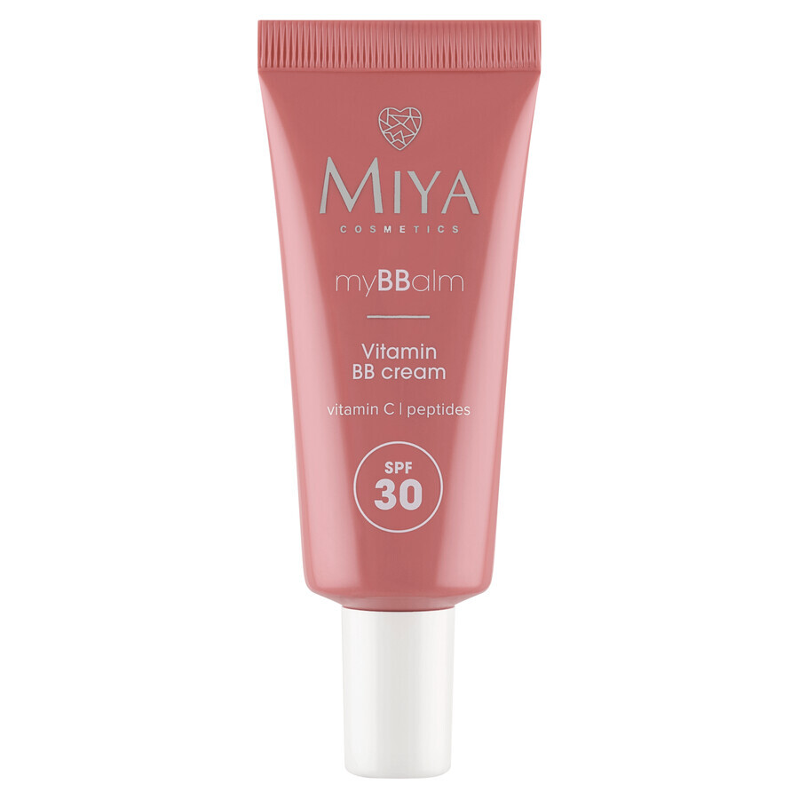 Miya myBBalm, BB cream with vitamins, SPF 30, 02 natural, 30 ml