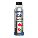 Bros, muggen- en tekenspray, DEET 50%, 90 ml