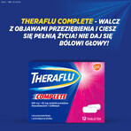 Theraflu Compleet 500 mg + 65 mg, 12 filmomhulde tabletten