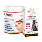 Noble Health Collageen + Vitamine C-set, 100 g + Klasse A CollaVegan, 60 capsules