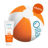 Oillan Sun, beschermende gezichts- en lichaamsemulsie, SPF 50, 100 ml + gratis strandbal