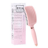 Sister Young, hair brush with natural hair, Ovia Pink, 1 pc