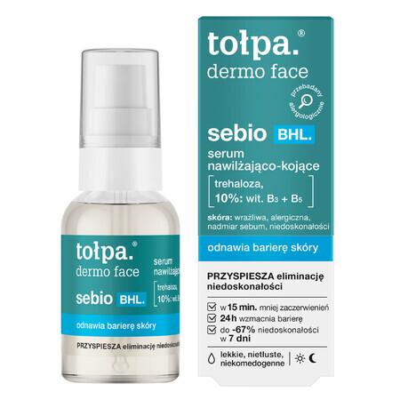 Tolpa Dermo Face Sebio BHL, hydraterend en verzachtend serum, 30 ml