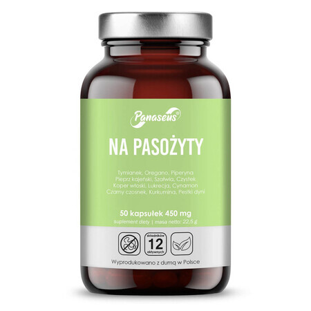 Panaseus Voor Parasieten, 50 capsules