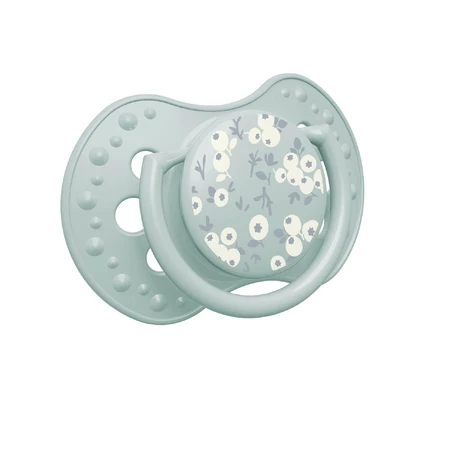Lovi, pacifier, silicone, dynamic, Blossom Blue, from 18 months, 2 pieces