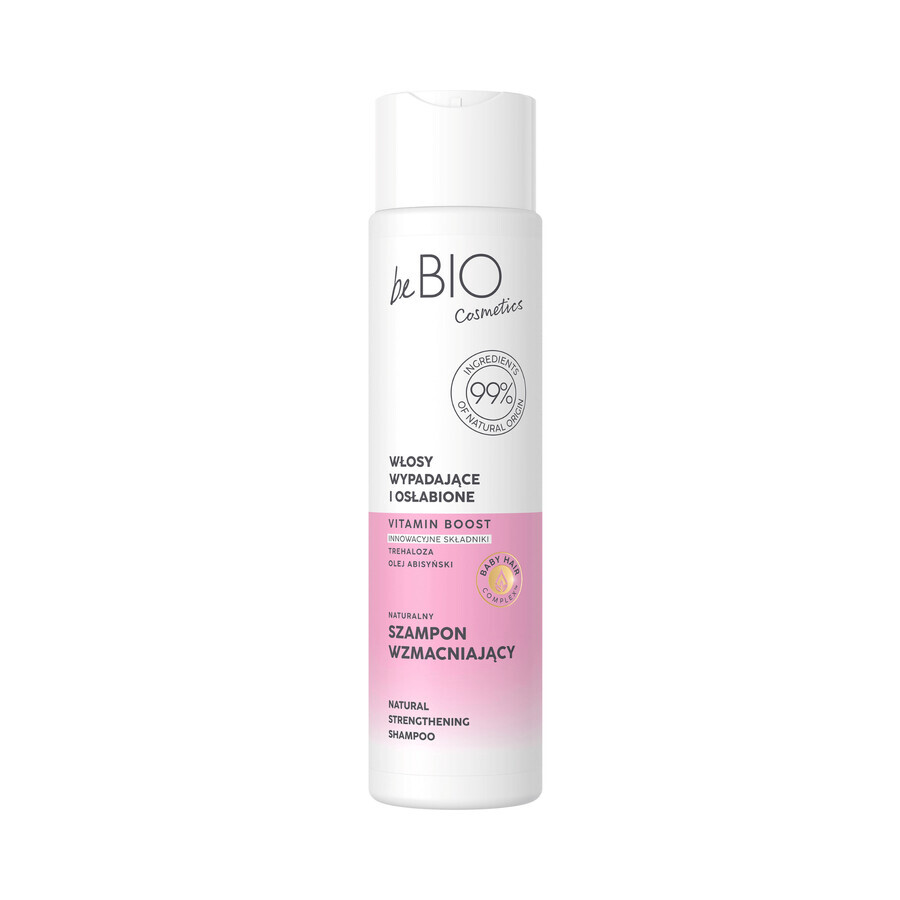 beBIO Cosmetics Baby Hair Complex, natuurlijke shampoo voor vallend en verzwakt haar, versterkend, 300 ml