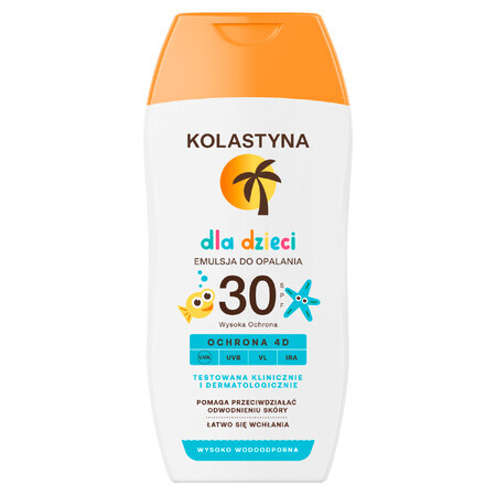 Kolastyna, zonnebrandemulsie voor kinderen, SPF 30, 125 ml