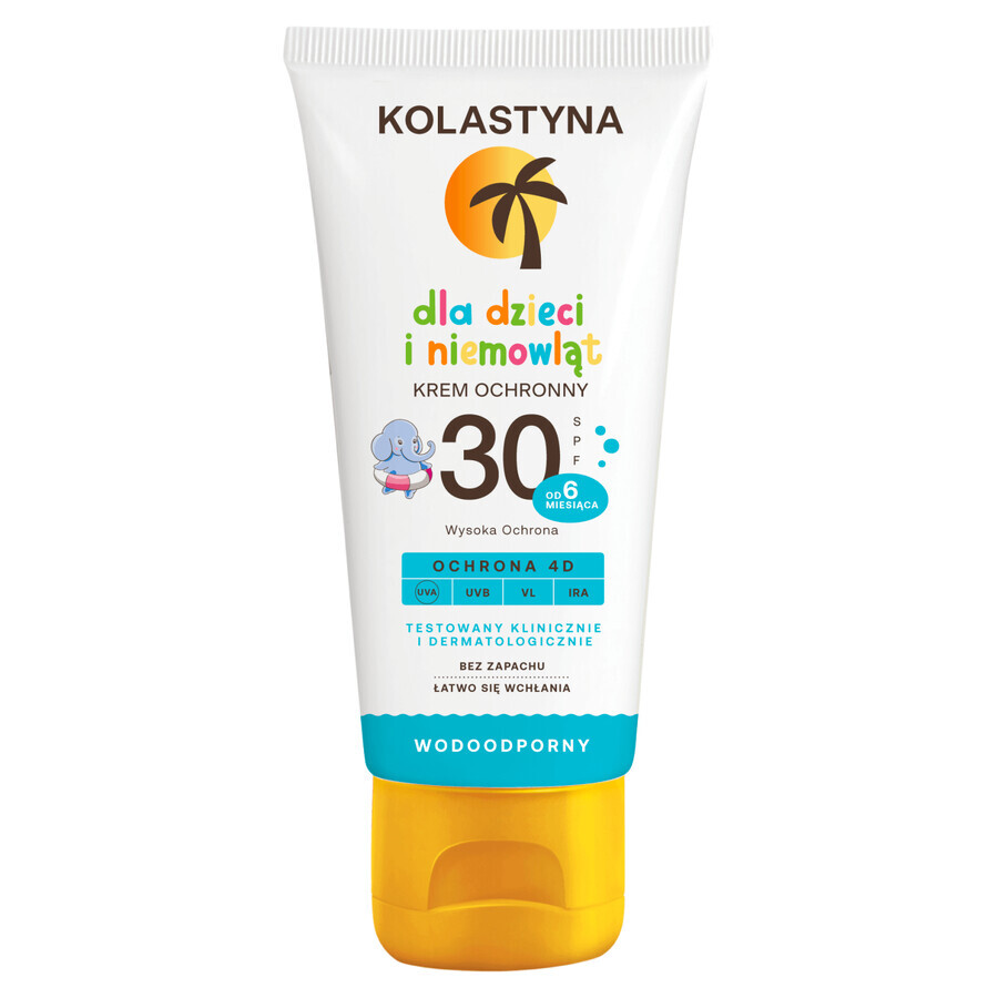 Kolastyna, zonnebrandcrème voor kinderen en baby's vanaf 6 maanden, SPF 30, 75 ml